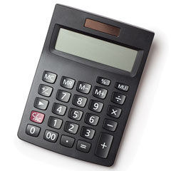 electronic calculator