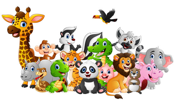 cute cartoon animals