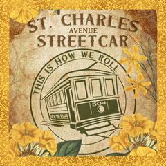 vintage streetcar poster